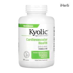 [아이허브] Kyolic 숙성 마늘 추출물 포뮬러 100 300캡슐, 심장혈관 건강