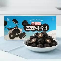 쿠앤크 초코 연탄볼 30입 x 2개 / 21가지 국내산 곡물 크리스피 롤 크런치 초코볼 과자 간식 대용량과자 로쉐 초코과자 쿠키 크림
