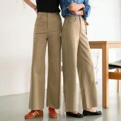 [캔마트] 키작아도 면 팬츠 72탄 (밴딩와이드)