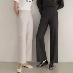 [캔마트] 꾸안꾸 밴딩 팬츠 2탄 (일자와이드)