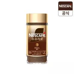 [무배+파우더10T증정] 네스카페 수프리모 아메리카노 블랙 100g
