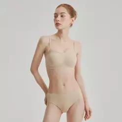 [Wonderbra] 스티치 오프숄더 브라팬티 베이지 WBW6N65_T