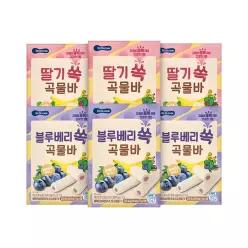 [베베쿡] 과일 쏙 곡물바 6개