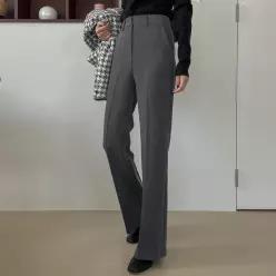 [시크릿라벨] 데일리하이웨스트세미부츠컷슬랙스