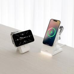 무아스 폴더블 4 in 1 맥세이프 보조배터리 & 무선충전기 (10,000mAh)
