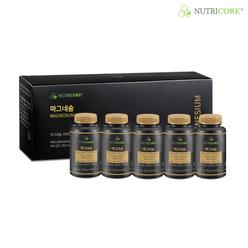뉴트리코어 마그네슘 60정 리뉴얼 4+1 (5개월분) / 번들제품+쿵야멜라토닌구미 증정