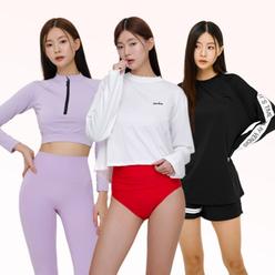 [벤디스] 여성 래쉬가드 상의 집업 루즈핏 빅사이즈 비치팬츠 보드숏 수영복