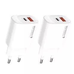 고속 충전기 USB C타입 8핀 5핀 C to C 케이블 QC3.0 PPS 25W 18W 어댑터 가정용 차량용