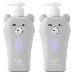 벨보이스튜디오 롭 버블 탑투토 워시 400ml 2개 얼굴+헤어+바디 3in1 식물유래 순한버블