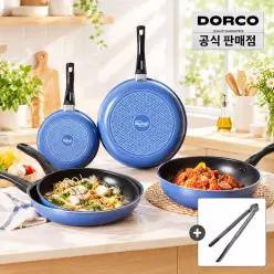 [타임딜20%] 스테디셀러! 도루코 인기 프라이팬 1+1 애쉬블루 (24cm+28cm) 외 궁중팬 냄비 주방용품
