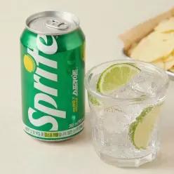 스프라이트 355ml X 24캔 탄산 음료수 뚱캔 업소용