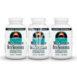 3개 소스내츄럴스 메가 스트렝스 베타 시토스테롤 375 mg 120 타블렛 잇몸 콜레스테롤 면역력 영양제