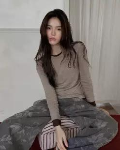 [모어렌] [MADE] 카이니 데일리 라운드 티셔츠