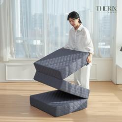 더릭스홈 3단 접이식 매트리스 6cm 10cm 15cm 침대 바닥 수면매트 토퍼