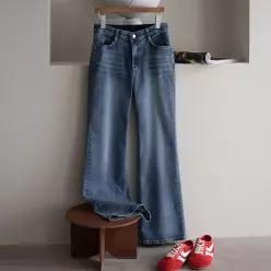 (안나앤플러스) 버티 여유 부츠컷 데님[데님EDF55] 빅사이즈