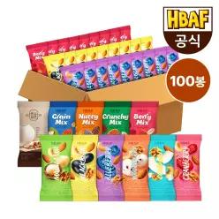 HBAF 바프 먼투썬 하루견과 100봉 프리미엄 견과류 한줌견과 (마카다미아,호두,피칸,캐슈넛)