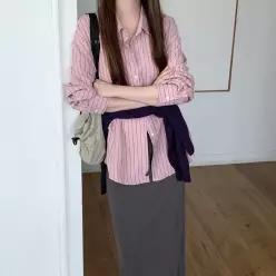 오넨트 스트라이프 셔츠