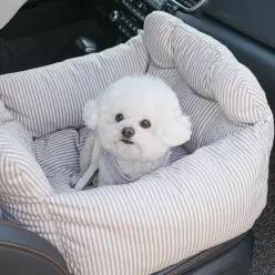 플리다스 클라우드 애견 카시트 데님 베이지 이동가방 차량용시트