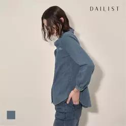 [데일리스트] 베이직 데님 블라우스MDBNL4F7251