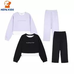 NEPA KIDS 네파키즈 여아 크롭 레이어드형 세트 KL65954