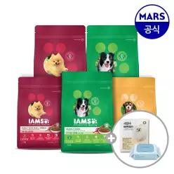 아이엠즈 건사료 1.5kg~3kg 골라담기+배변패드10매+베베숲물티슈1팩