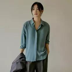언제나 링클프리 스판 히든블라우스