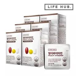 라이프허브 멀티바이타민 6세트(1500mg x 180포) 6개월분