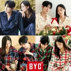 BYC 외 커플 잠옷 세트 피치 기모 가을 겨울 긴팔 수면 극세사 밍크 모달 순면 간절기 파자마 홈웨어 바지 원피스 체크 무지 상하 하의 성인 주니어 남성 남자 여자 여성 빅사이즈 110
