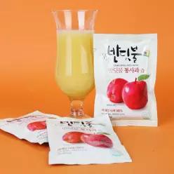 25년 햇 사과로 만든 통사과즙 120ml X 30봉 NFC착즙 생사과즙