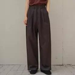 [JUST BETTER] 무중력 볼륨핏 핀턱 밴딩팬츠