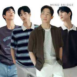 [마인드브릿지]본사 남성 여름 반팔니트/셔츠/반팔티/티셔츠/쿨 슬랙스/팬츠 외 BEST100종  UP TO 82%OFF