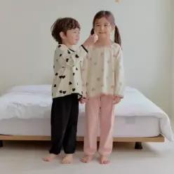 하트 오버핏 30수 후라이스실내복(2color)
