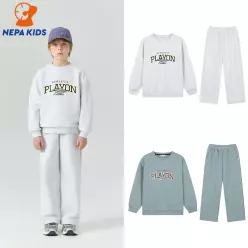 NEPA KIDS 네파키즈 레터 맨투맨 세트 KM15903