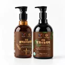 연고농장 리얼 블랙보리+헛개수 농축액 450g 총 2병