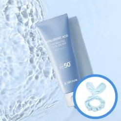 히알루론산 하이드레이팅 선크림 50ml+세안밴드