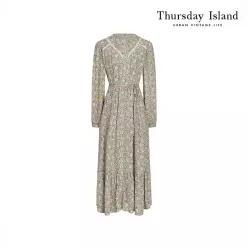 [Thursday Island] 레이스 포인트 플라워 롱원피스(T242MOP534W)