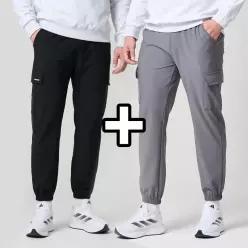 1+1 필드웍스 남성 봄가을 카고 조거팬츠 일상복 작업복 겸용