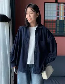 MADE 힙커버 코듀로이 절개 셔츠 (2 color)