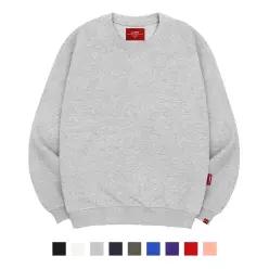 [엘라모] 3M 무지 맨투맨 남녀공용 빅사이즈 S~4XL