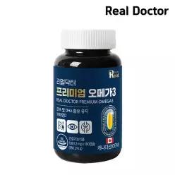 리얼닥터 캐나다산 프리미엄 오메가3 180캡슐 1개 (6개월분) 혈행개선 눈건강 뼈건강 DSM 비타민D EPA DHA