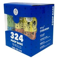 뽀또펫 강아지 배변봉투 324매/522매+배변통/576매 산화분해 풉백 똥츄 웁스백