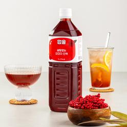 [T쇼페] [추천] 무설탕 100% 국내산 입술 오미자진액 1000ml 2병
