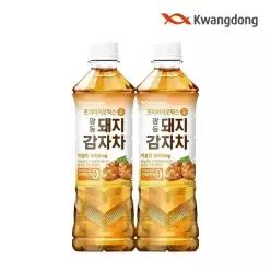 [본사직영] 광동 돼지감자차 500ml 24입 (유/무라벨 랜덤발송)