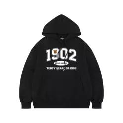 [기모] 테디 베어 포 키즈 1902 아카이브 후드_블랙