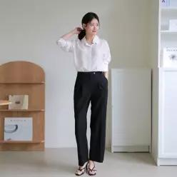 [르포엠]모네즈 스트레치 핀턱 팬츠 3종세트