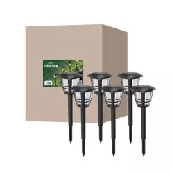 태양광 대량 정원등 6가지 6개입 6LED 센서등 LED조명 백색조명 AP4090