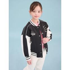 [BEANPOLE KIDS] 바서티 패딩 점퍼  블랙 (BI5138U035)