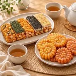 수제약과 오란다 강정 혼합 10개입 전통간식 체험팩