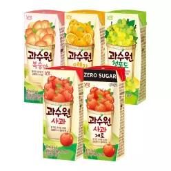 과수원 사과 복숭아 청포도 오렌지 사과제로 5종 24팩+24팩(총48팩)