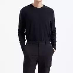 [톨비스트] (남성)전판 자카드 라운드 티셔츠_GADF9-MKL200_BK1